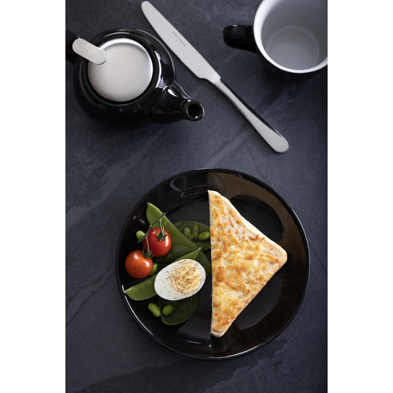 Olympia Cafe Coupe Teller Schwarz - 200mm 8" (12 Stück) Olympia Cafe Coupe Teller Schwarz - 200mm 8" (12 Stück)