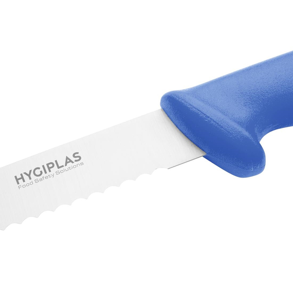 Hygiplas Brotmesser Gezahnt Blau 24,8cm 2 Hygiplas Brotmesser Gezahnt Blau 24,8cm