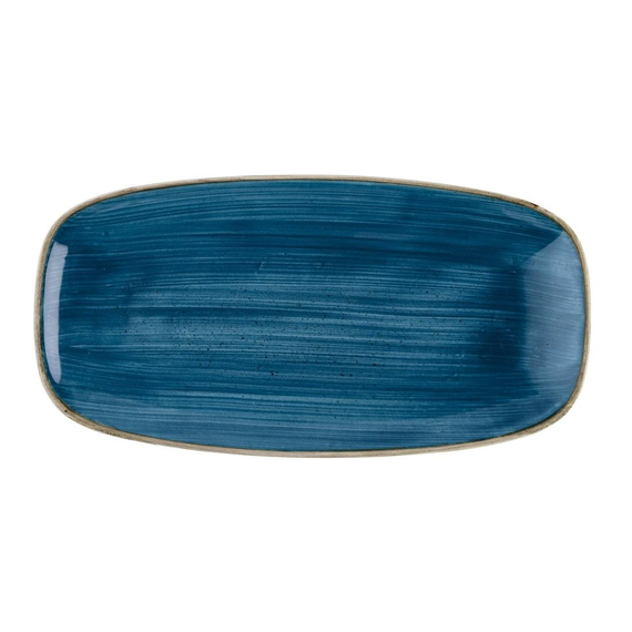 Churchill Stonecast längliche Kochteller, Java Blue, 350 mm x 187 mm, (6 Stück) 2 Churchill Stonecast längliche Kochteller, Java Blue, 350 mm x 187 mm, (6 Stück)