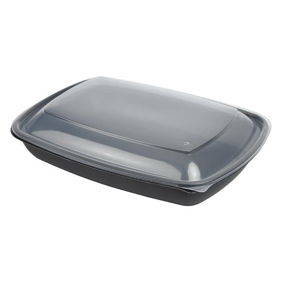 Fastpac große rechteckige Lebensmittelbehälter 1350 ml 150 Stück 4 Fastpac große rechteckige Lebensmittelbehälter 1350 ml 150 Stück