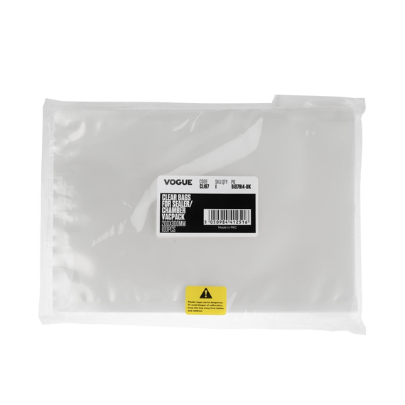 Vogue Vakuumierbeutel 20 x 30cm (100 Stück) 1 Vogue Vakuumierbeutel 20 x 30cm (100 Stück)