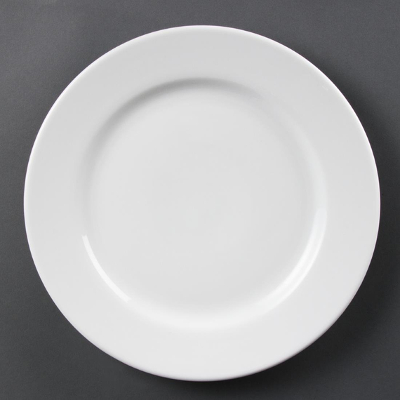 Olympia Whiteware Teller mit breitem Rand 31cm (6 Stück) 1 Olympia Whiteware Teller mit breitem Rand 31cm (6 Stück)