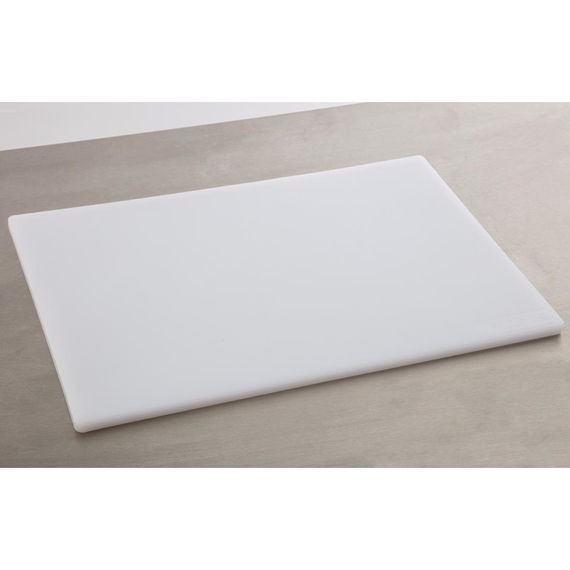 Hygiplas Schneidebrett aus weißem Niedrigdichte-Polyethylen Standard 450x300x12mm 8 Hygiplas Schneidebrett aus weißem Niedrigdichte-Polyethylen Standard 450x300x12mm