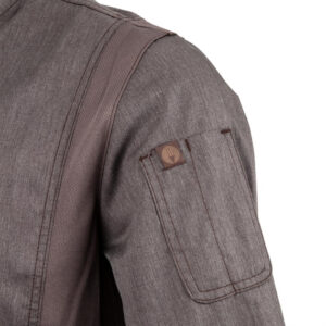 Chef Works Hartford Leichter L/S Zipper Mantel Graphit Größe S