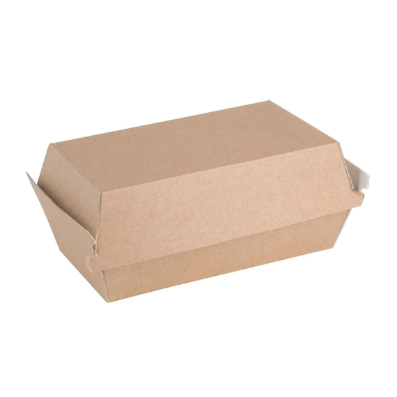 Fiesta Compostable kompostierbare Hamburgerboxen Kraft klein 172mm (200 Stück) 1 Fiesta Compostable kompostierbare Hamburgerboxen Kraft klein 172mm (200 Stück)