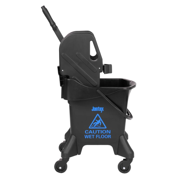 Jantex 20Ltr hoher Mopp-Eimer mit Wringer - Blaues Muster 1 Jantex 20Ltr hoher Mopp-Eimer mit Wringer - Blaues Muster