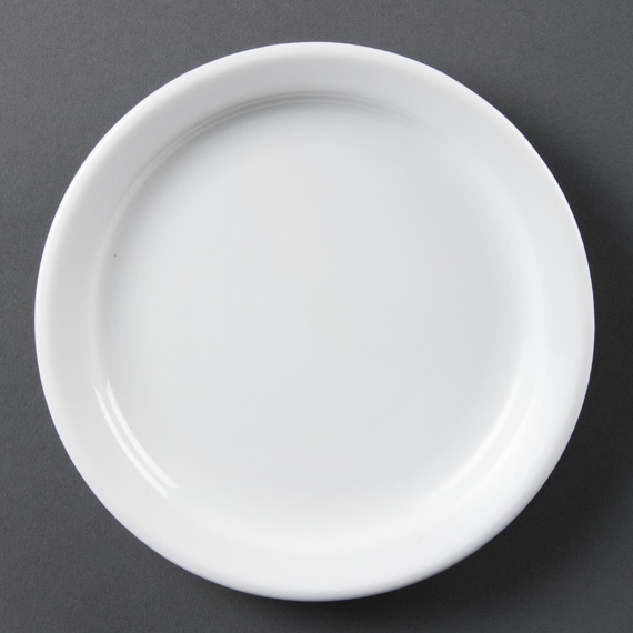 Olympia Whiteware Teller mit schmalem Rand 18cm (12 Stück) 1 Olympia Whiteware Teller mit schmalem Rand 18cm (12 Stück)