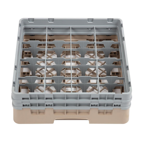 Cambro Gläserspülkorb beige mit 16 Fächern max Glashöhe 13,3cm Cambro Gläserspülkorb beige mit 16 Fächern max Glashöhe 13,3cm