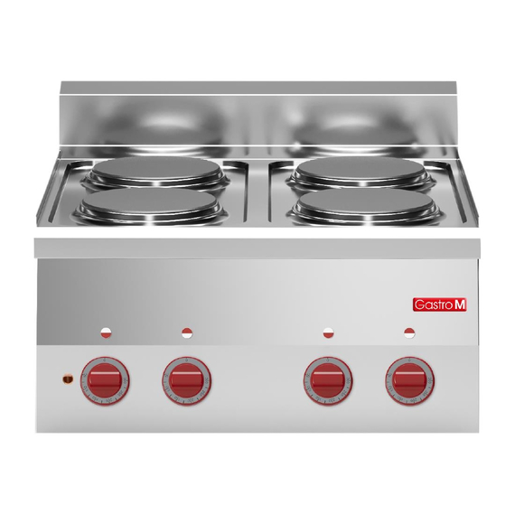 Gastro M Elektroherd 60/60PCE Gastro M Elektroherd 60/60PCE