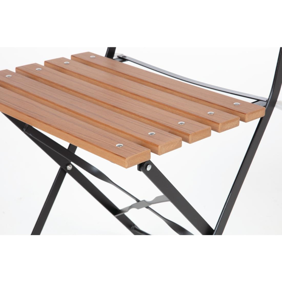 Bolero klappbare Terrassenstühle Holzimitat (2 Stück) 7 Bolero klappbare Terrassenstühle Holzimitat (2 Stück)