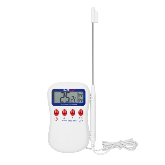 Hygiplas Mehrzweck-Thermometer mit Sonde Hygiplas Mehrzweck-Thermometer mit Sonde