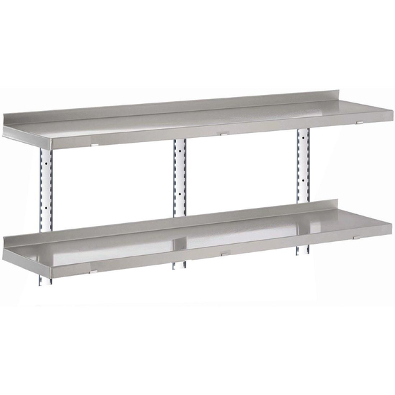 Gastro M Edelstahlboden ohne Halterungen 160cm breit 2 Gastro M Edelstahlboden ohne Halterungen 160cm breit