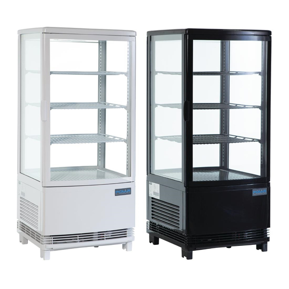 Polar C-Serie Energieeffizienter Kühlschrank mit gebogener Tür Schwarz 86Ltr Polar C-Serie Energieeffizienter Kühlschrank mit gebogener Tür Schwarz 86Ltr