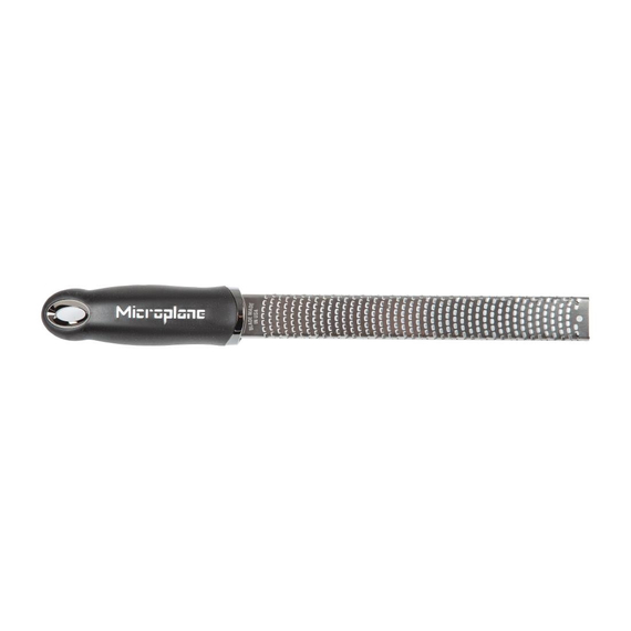 Microplane Premium Reibe und Zestenreißer schwarz 1 Microplane Premium Reibe und Zestenreißer schwarz