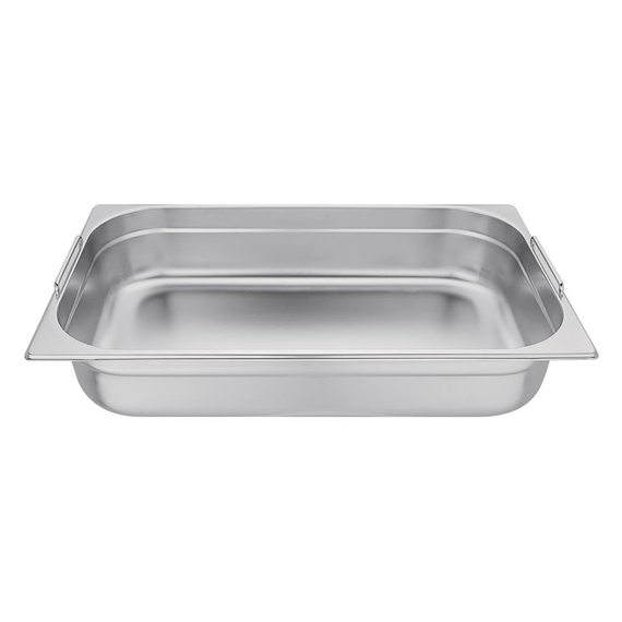 Vogue Edelstahl GN-Behälter GN1/1 mit Griffen 10cm Vogue Edelstahl GN-Behälter GN1/1 mit Griffen 10cm