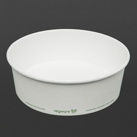 Vegware 185 Serie Kompostierbare Lebensmittelschalen 946ml (300 Stück) Vegware 185 Serie Kompostierbare Lebensmittelschalen 946ml (300 Stück)