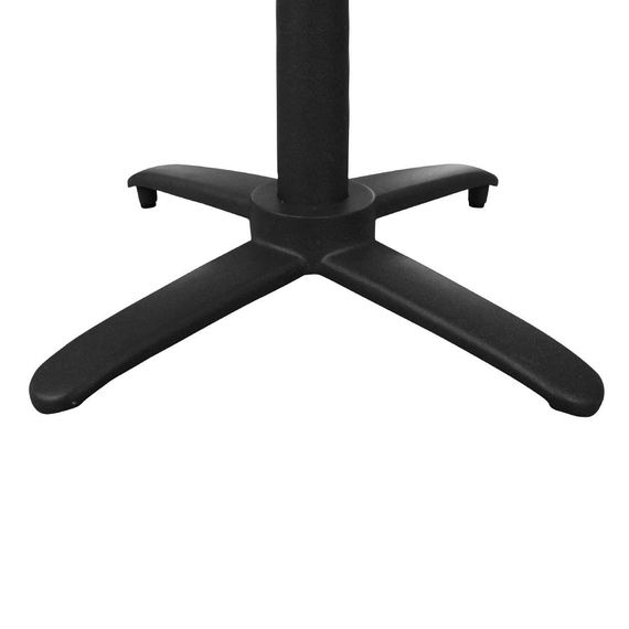 Bolero klappbarer Tischfuß mit Fußkreuz Aluminium schwarz 72cm hoch 1 Bolero klappbarer Tischfuß mit Fußkreuz Aluminium schwarz 72cm hoch