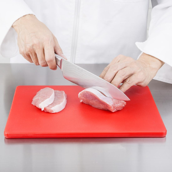 Hygiplas LDPE Schneidebrett rot 30,5x22,9x1,2cm 7 Hygiplas LDPE Schneidebrett rot 30,5x22,9x1,2cm