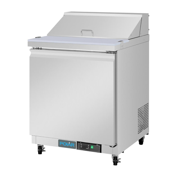 Polar U-Serie Premium Einzeltür Mega Top Prep Thekenkühlschrank 154 Liter 1 Polar U-Serie Premium Einzeltür Mega Top Prep Thekenkühlschrank 154 Liter