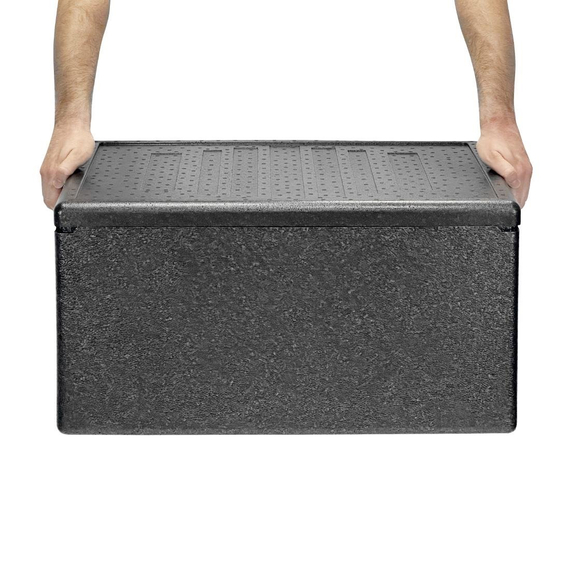 Vogue Isolierte EPP Lebensmitteltransportbox 81Ltr für Patisserie Tabletts 5 Vogue Isolierte EPP Lebensmitteltransportbox 81Ltr für Patisserie Tabletts