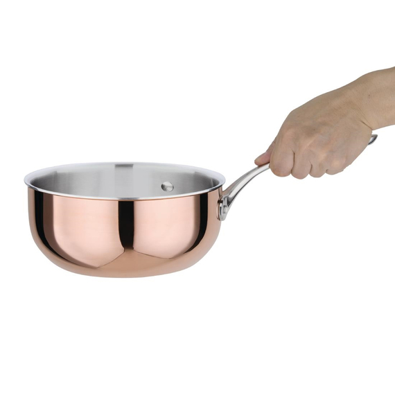 Vogue Tri-Wall Kupfer Sauteuse Induktion 20cm 2 Vogue Tri-Wall Kupfer Sauteuse Induktion 20cm