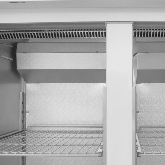 Polar Serie G Gefrierschrank Edelstahl mit geteilten Türen 1200L 9 Polar Serie G Gefrierschrank Edelstahl mit geteilten Türen 1200L