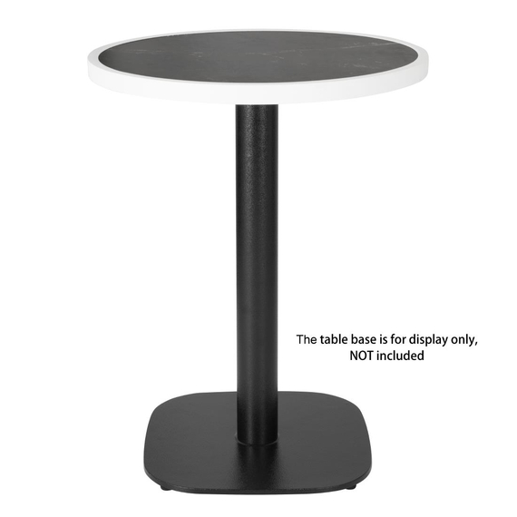 Bolero Fiberglas-Tischplatte, rund, dunkler Granit-Effekt, 580 mm 4 Bolero Fiberglas-Tischplatte, rund, dunkler Granit-Effekt, 580 mm