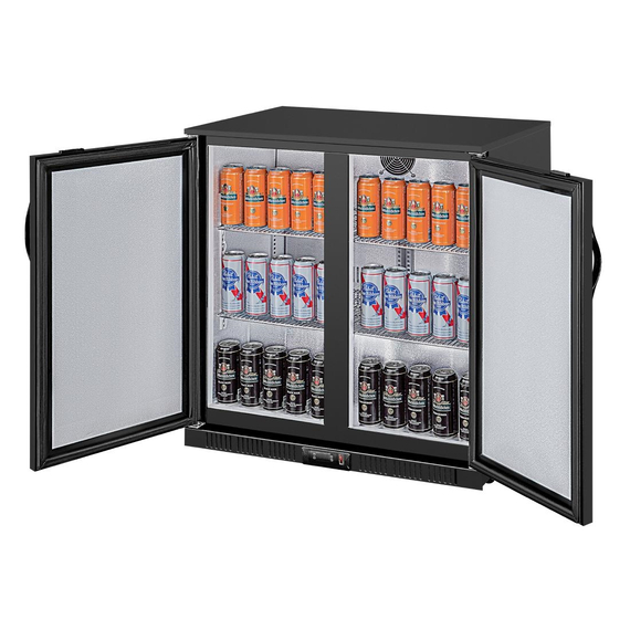Polar Serie G Barkühlschrank mit 2 verdeckten Klapptüren 208L 4 Polar Serie G Barkühlschrank mit 2 verdeckten Klapptüren 208L