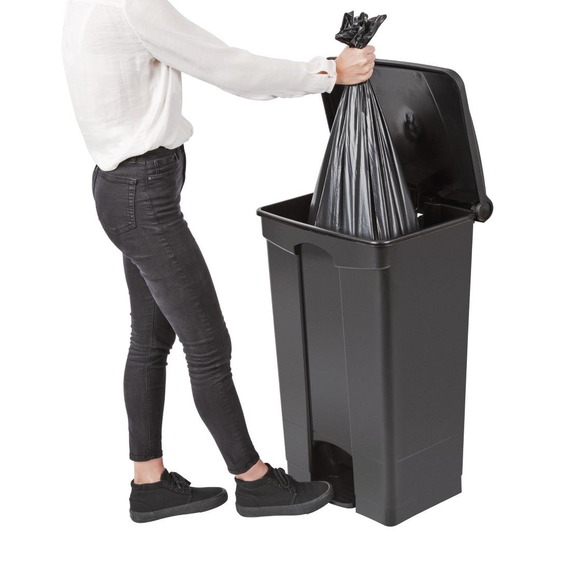 Jantex Küchenpedaleimer schwarz 87L 5 Jantex Küchenpedaleimer schwarz 87L