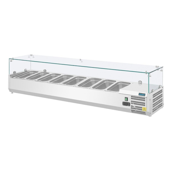 Polar Serie G Aufsatzkühlvitrine für 8x GN1/3 Polar Serie G Aufsatzkühlvitrine für 8x GN1/3