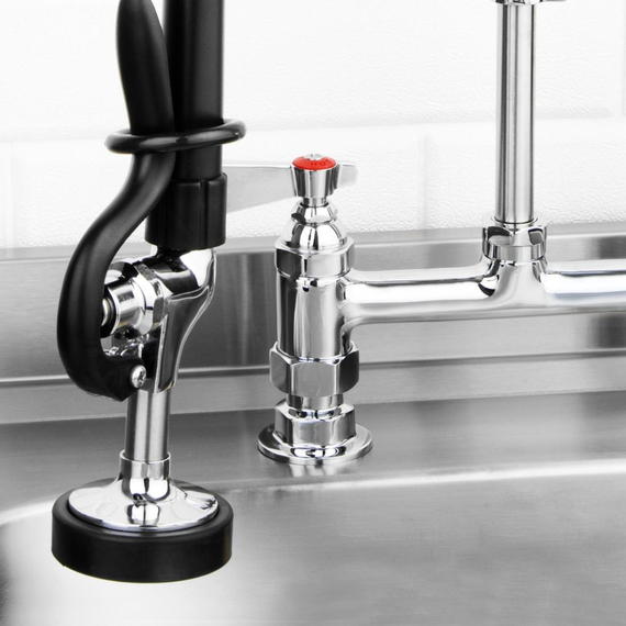 Vogue Vorspüldusche mit doppelter Wasserzufuhr für Geschirwäsche 1 Vogue Vorspüldusche mit doppelter Wasserzufuhr für Geschirwäsche