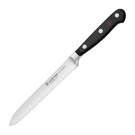 Wusthof Classic Allzweckmesser mit Wellenschliff 12.7 cm Wusthof Classic Allzweckmesser mit Wellenschliff 12.7 cm