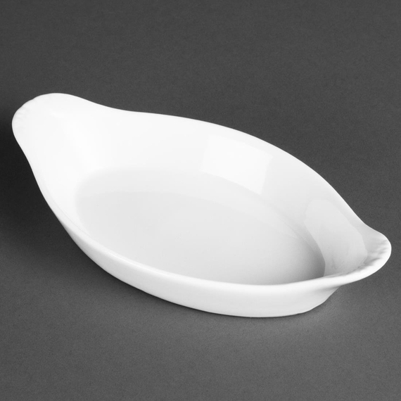 Olympia Whiteware ovale Gratinschalen weiß 20,4 x 11,5cm (6 Stück) 1 Olympia Whiteware ovale Gratinschalen weiß 20,4 x 11,5cm (6 Stück)