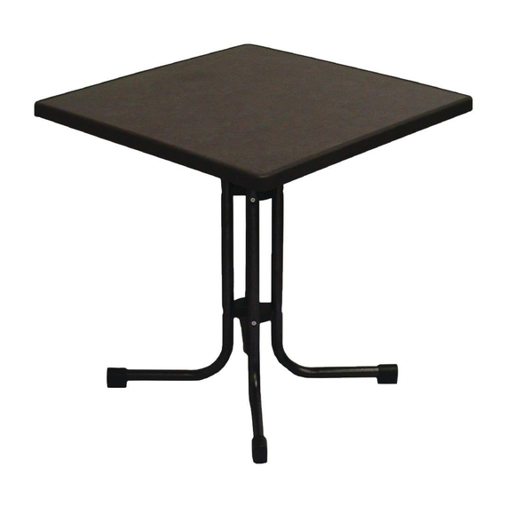 Limburg Pizarra klappbarer Terrassentisch 70 x 70cm Limburg Pizarra klappbarer Terrassentisch 70 x 70cm