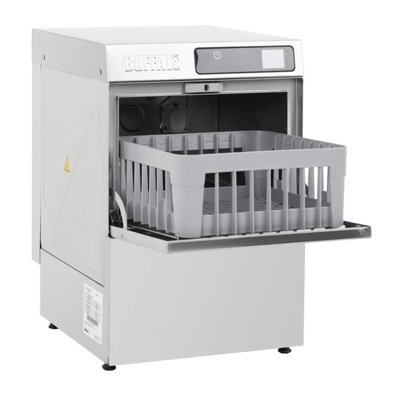 Buffalo Digitaler Gläserspüler für die Arbeitsplatte 350mm Korb 3,3kW 4 Buffalo Digitaler Gläserspüler für die Arbeitsplatte 350mm Korb 3,3kW