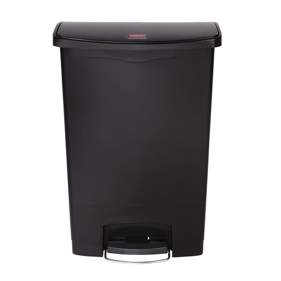 Rubbermaid Slim Jim Front Step Pedaleimer schwarz 90L 2 Rubbermaid Slim Jim Front Step Pedaleimer schwarz 90L