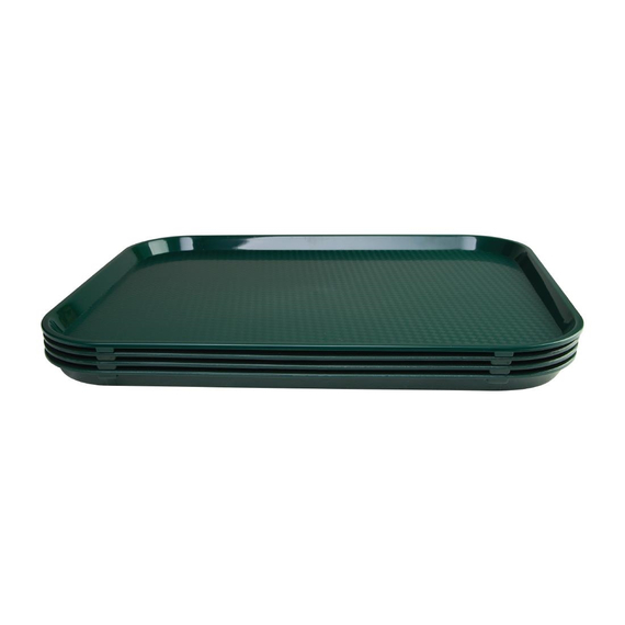Olympia Kristallon Fast-Food-Tablett grün 45 x 35cm 3 Olympia Kristallon Fast-Food-Tablett grün 45 x 35cm