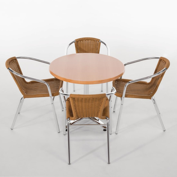 Bolero Tischfuß mit Fußkreuz Aluminium 68cm hoch 7 Bolero Tischfuß mit Fußkreuz Aluminium 68cm hoch