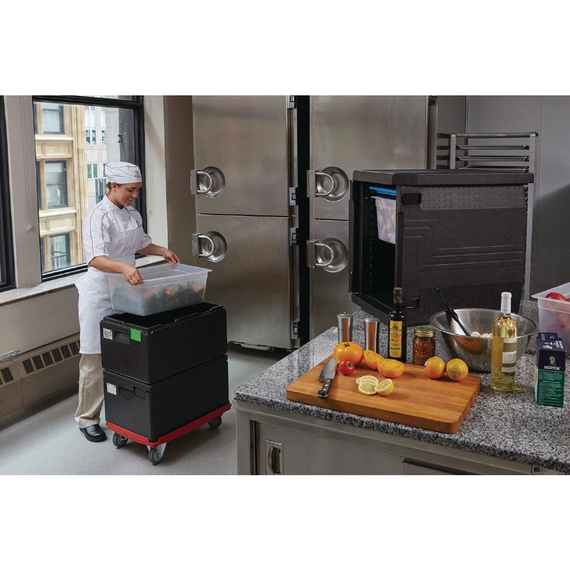 Cambro Rolluntersatz für GN 1/1 Front- und Toplader CamGo Transportbehälter 2 Cambro Rolluntersatz für GN 1/1 Front- und Toplader CamGo Transportbehälter