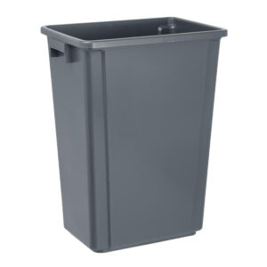 Jantex Slim Mülleimer Grau 60Ltr