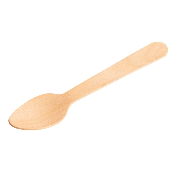 Fiesta Compostable Teelöffel Birkenholz 11cm (100 Stück) 1 Fiesta Compostable Teelöffel Birkenholz 11cm (100 Stück)