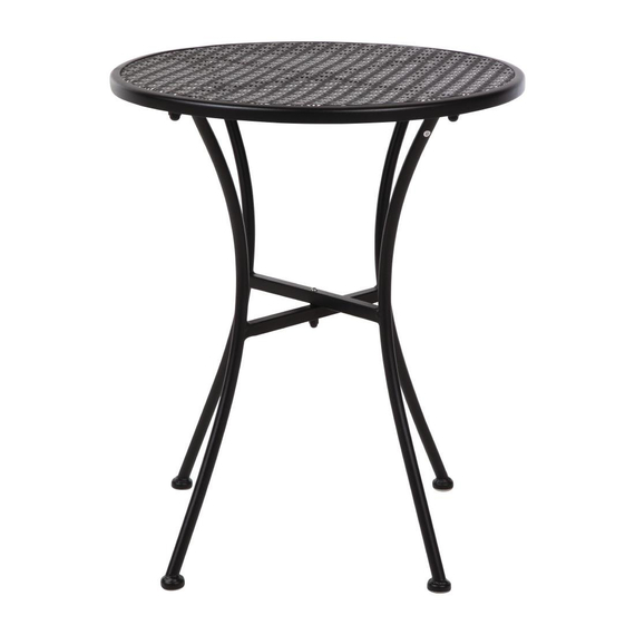 Bolero runder Bistrotisch Stahl schwarz 60cm (15 Stück) 1 Bolero runder Bistrotisch Stahl schwarz 60cm (15 Stück)