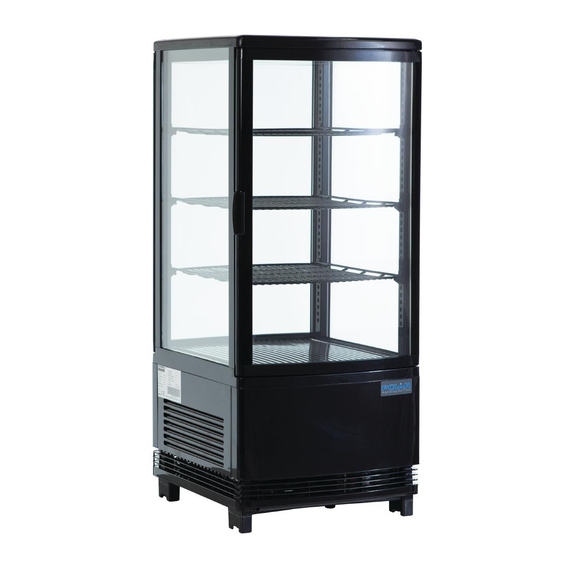 Polar C-Serie Energieeffizienter Display-Kühlschrank Schwarz 68Ltr 2 Polar C-Serie Energieeffizienter Display-Kühlschrank Schwarz 68Ltr