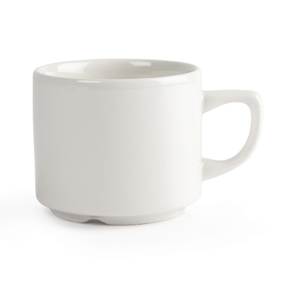 Churchill Whiteware Maple stapelbare Teetassen 20cl (24 Stück) Churchill Whiteware Maple stapelbare Teetassen 20cl (24 Stück)