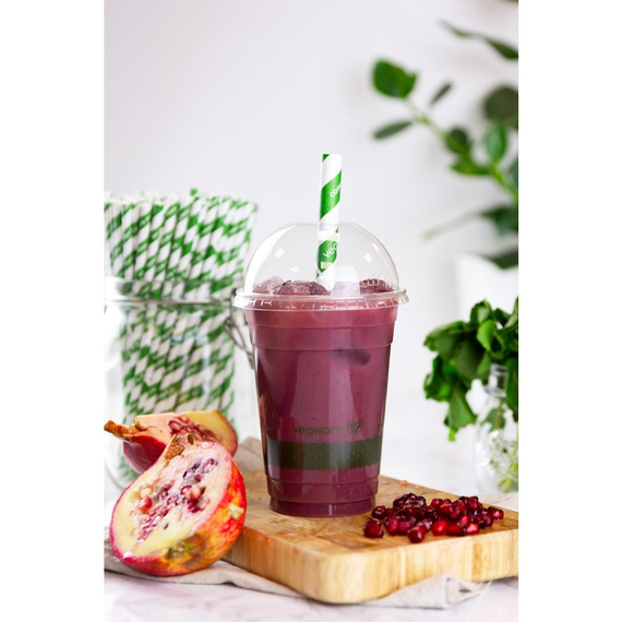 Vegware Kompostierbare gewölbte Deckel für Kaltgetränkebecher 34cl und 45,5cl (1000 Stück) 3 Vegware Kompostierbare gewölbte Deckel für Kaltgetränkebecher 34cl und 45,5cl (1000 Stück)