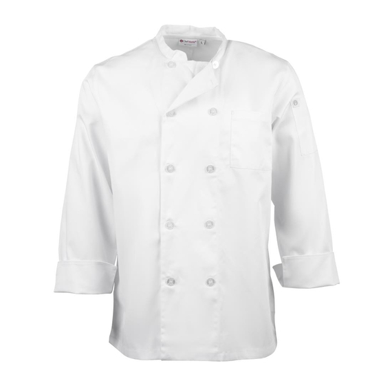 Chef Works Unisex Le Mans Chefs Jacke Weiß M 7 Chef Works Unisex Le Mans Chefs Jacke Weiß M