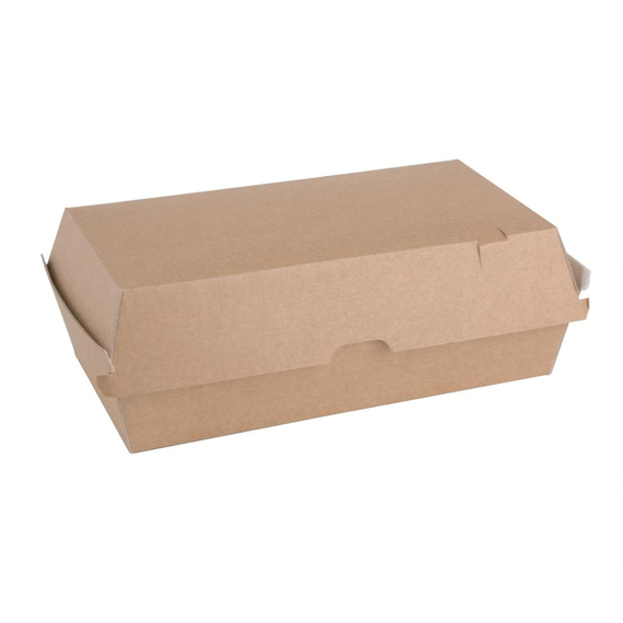 Fiesta Compostable kompostierbare Menüboxen mit Klappdeckel aus Kraftpapier groß 204mm (100 Stück) 1 Fiesta Compostable kompostierbare Menüboxen mit Klappdeckel aus Kraftpapier groß 204mm (100 Stück)