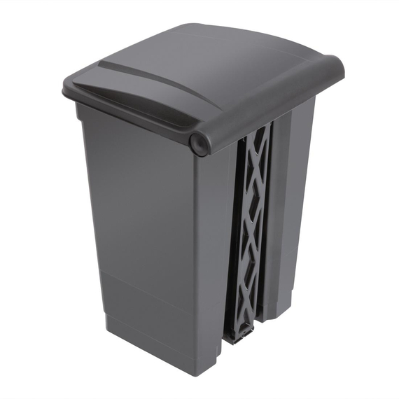 Jantex Küchenpedaleimer schwarz 45L 2 Jantex Küchenpedaleimer schwarz 45L