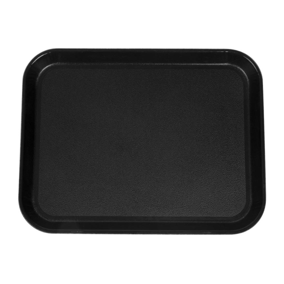 Cambro Epictread rechteckiges rutschfestes Fiberglastablett schwarz 35x27cm 2 Cambro Epictread rechteckiges rutschfestes Fiberglastablett schwarz 35x27cm