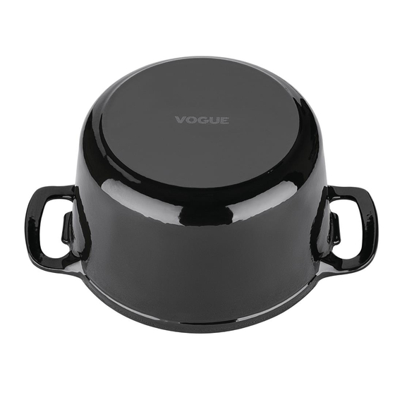 Vogue runder Schmortopf schwarz 1 Vogue runder Schmortopf schwarz